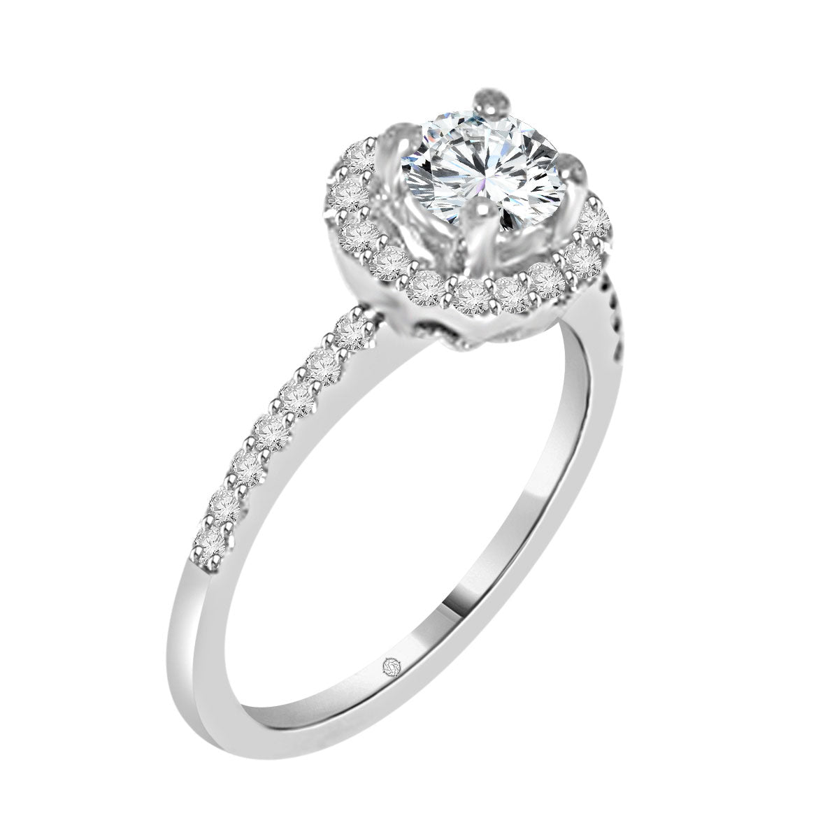 .50 Carat 14k White Gold PAULINE DIAMOND ENGAGEMENT RING - R264