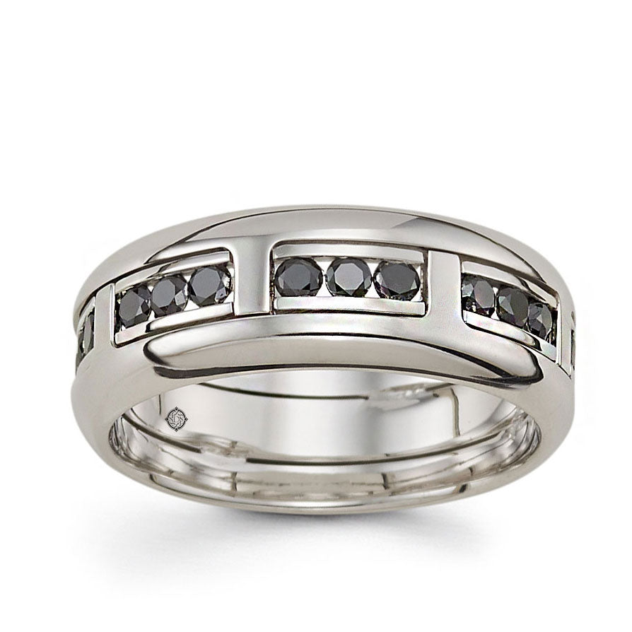 .80 Carat 14k Satin Finish Diamond Wedding Band - BAND2352