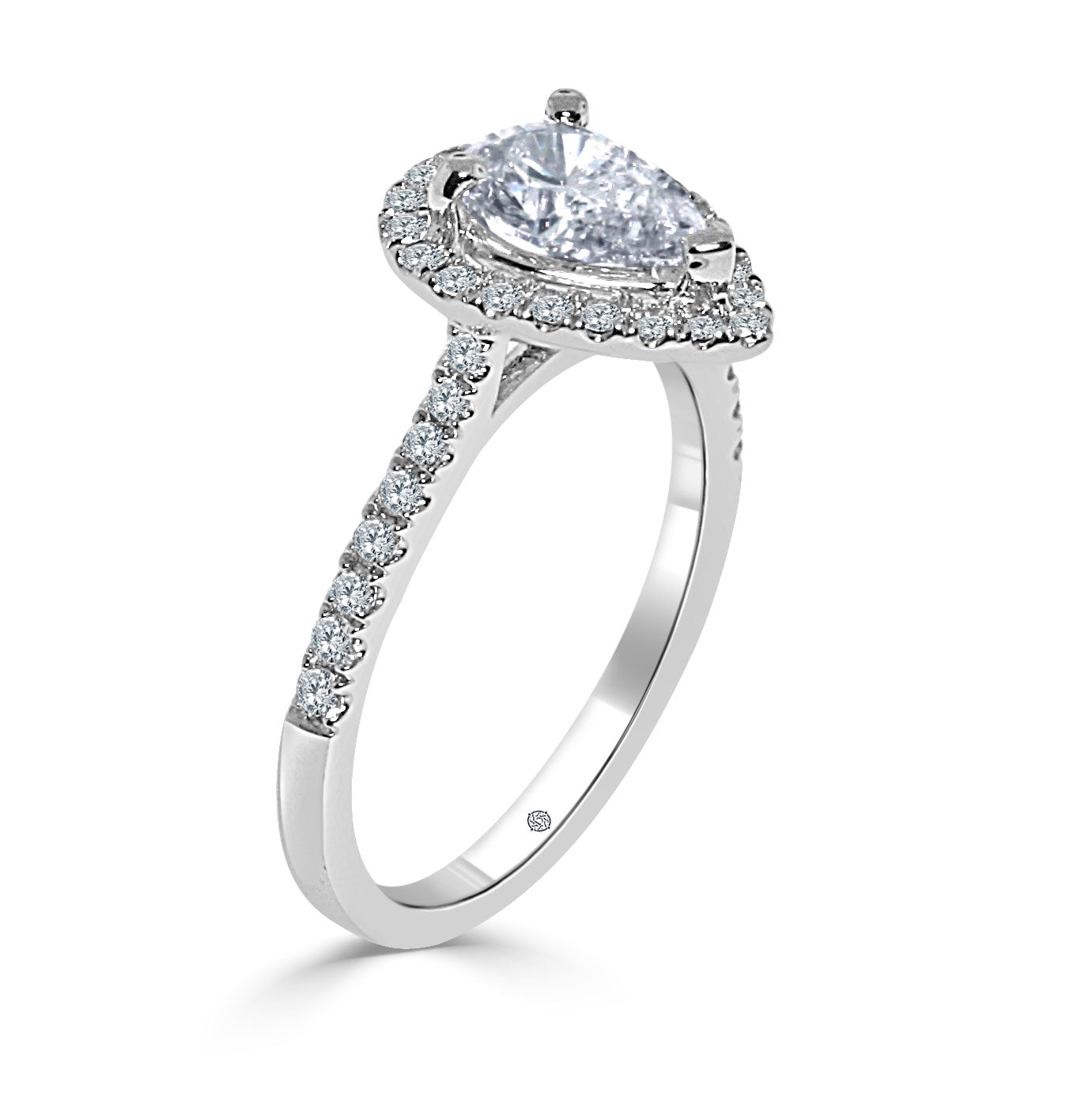FIZA HALO DIAMOND ENGAGEMENT RING - ER1099