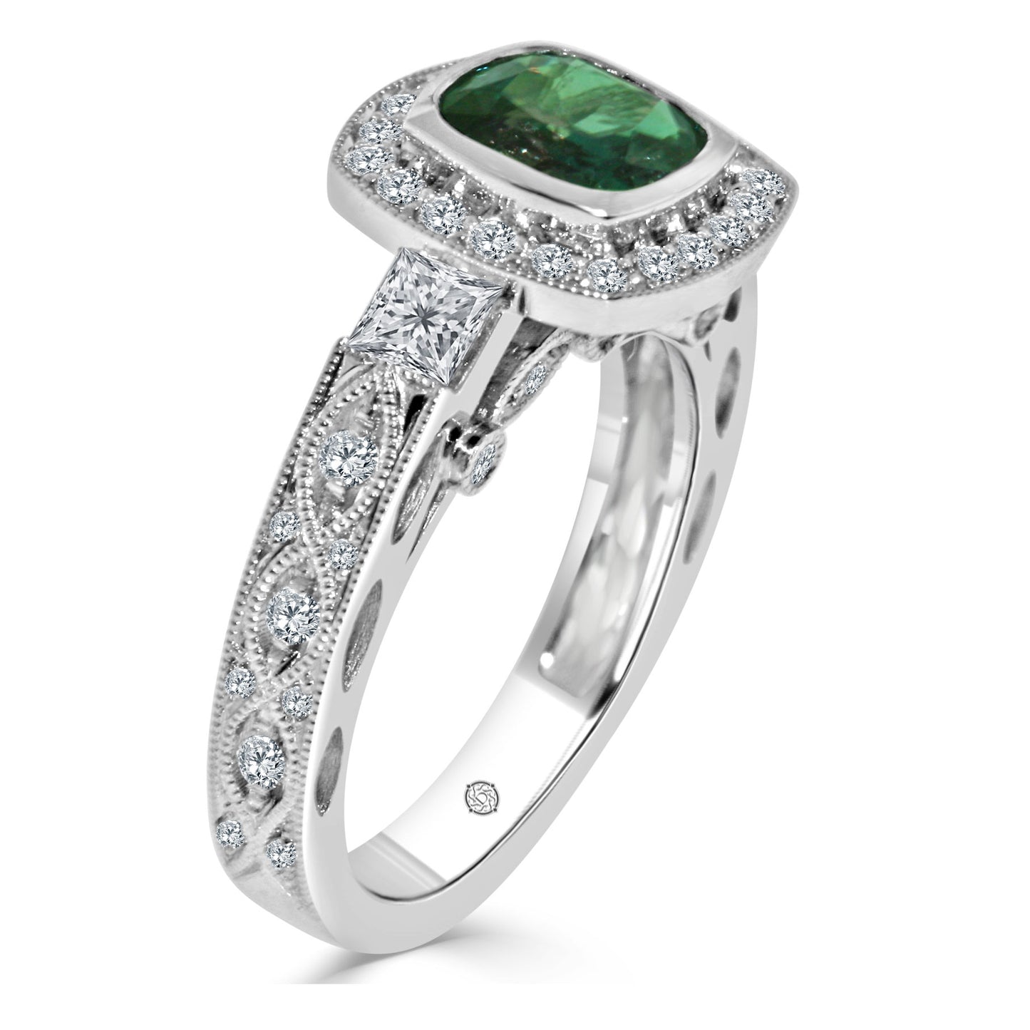 ZOE LACEY DIAMOND AND ALEXADRITE ENGAGEMENT RING - ER1022