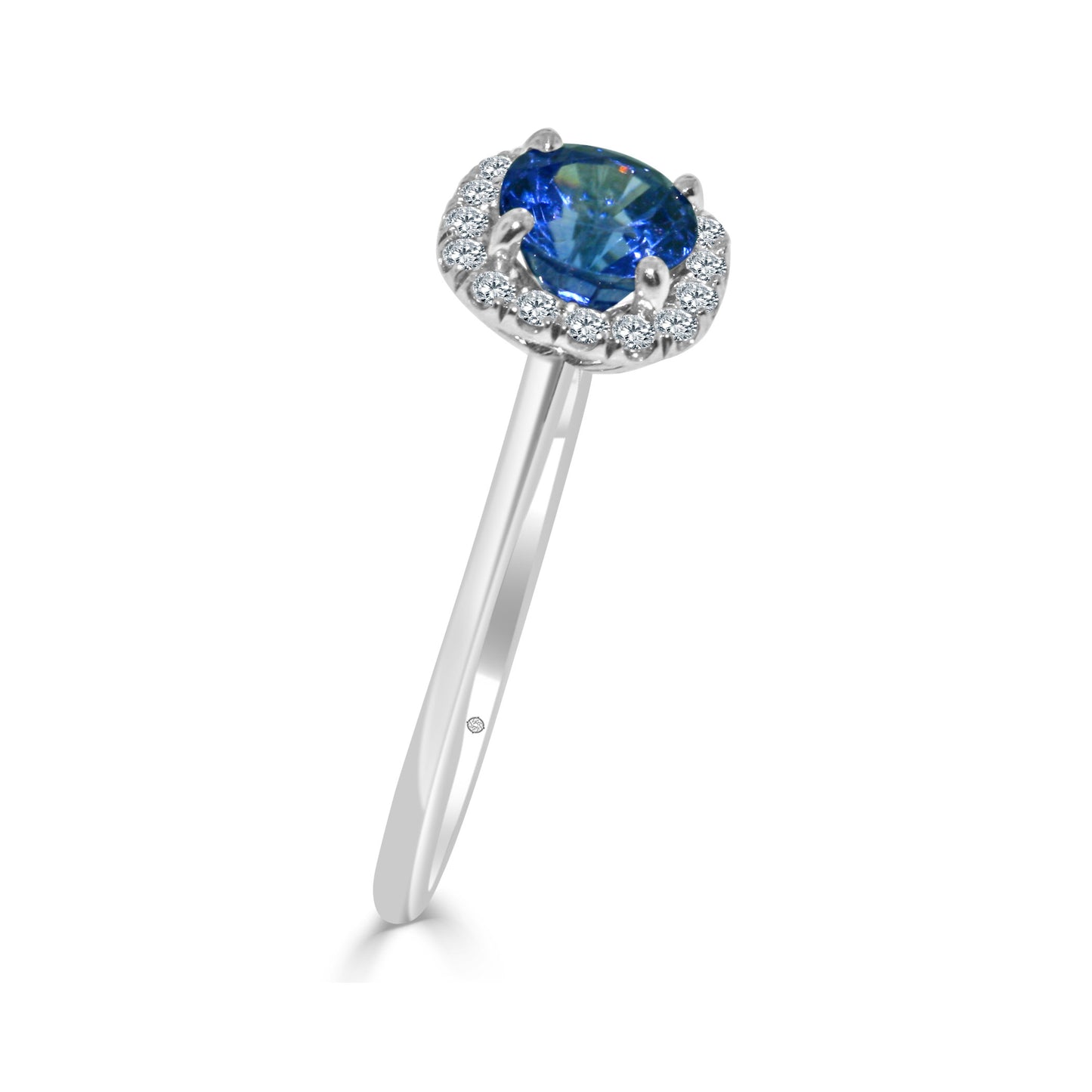 AMELIE DIAMOND AND SAPPHIRE ENGAGEMENT RING - ER1046
