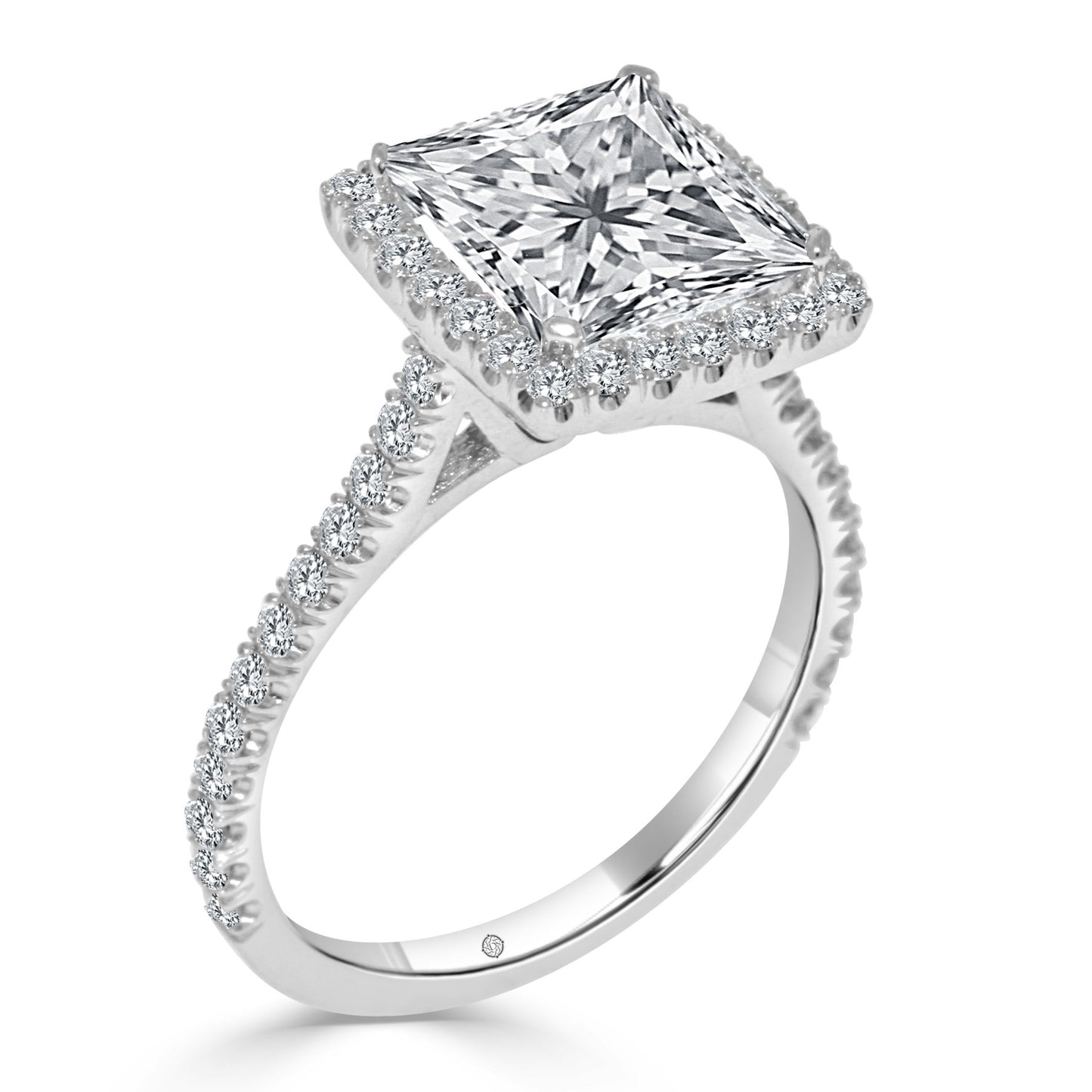 .75 Carat 14k White Gold OLGA DIAMOND ENGAGEMENT RING - R618