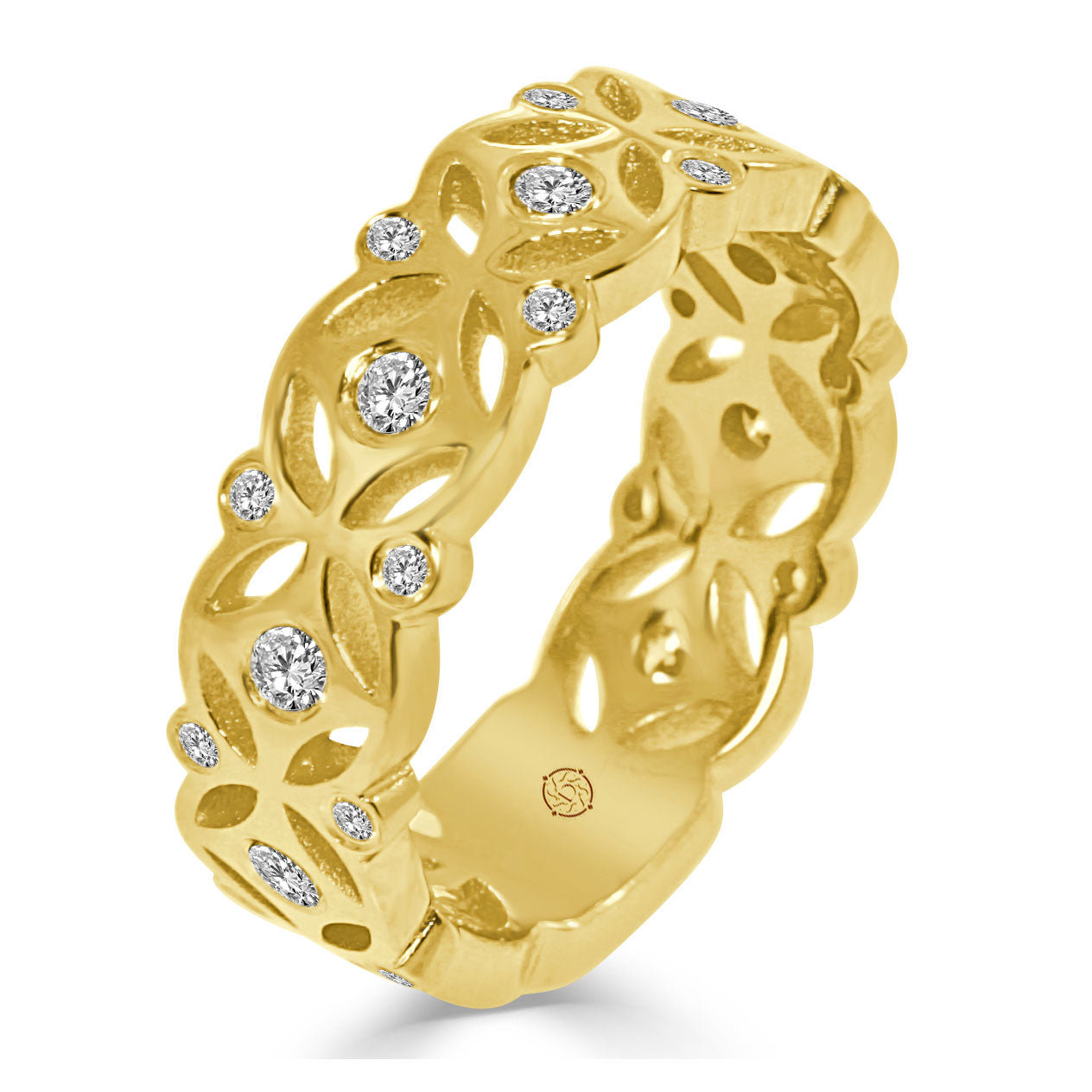 .40 Carat 14k Yellow Gold Diamond Cocktail Ring - BAND2288