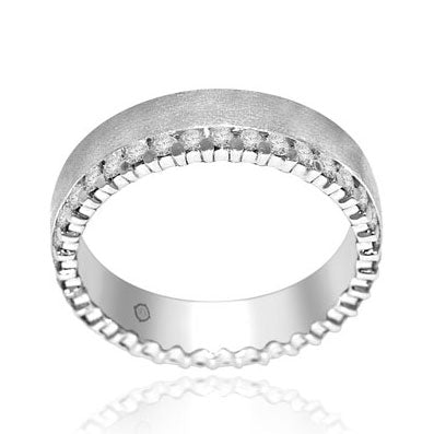.40 Carat 14k White Gold Diamond Wedding Band - BAND2093