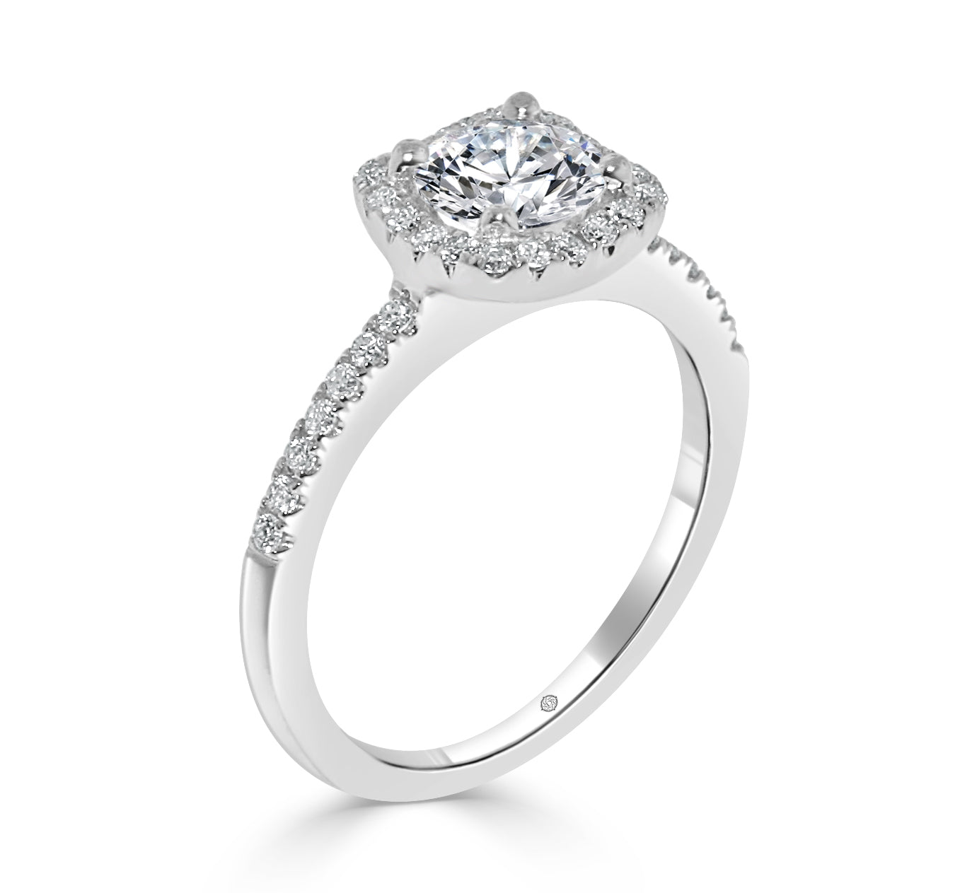 .25 Carat 14k White Gold AMITOLA DIAMOND ENGAGEMENT RING - SO9998