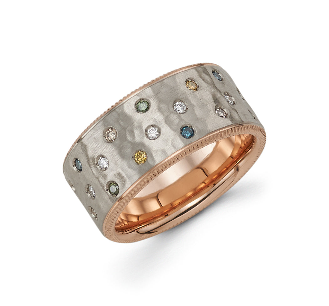 .25 Carat 2-Tone 14k Gold Diamond Cocktail Ring - BAND2359