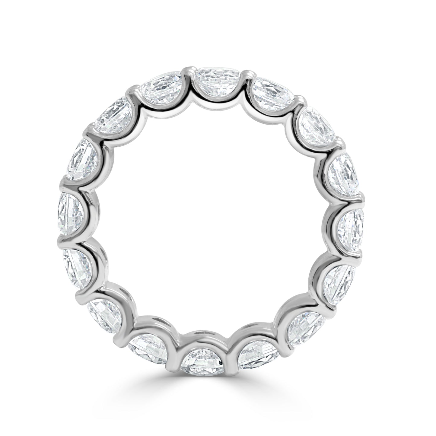 14K White Gold Eternity Band (4.50ctw) - BAND2448
