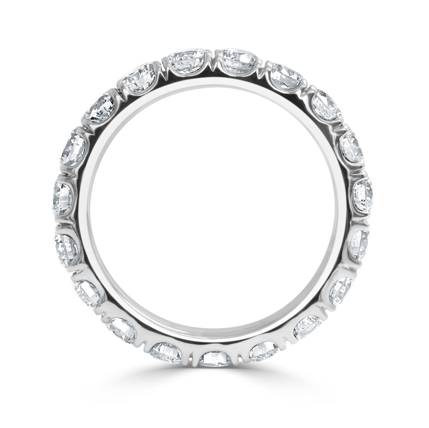 14K White Gold Eternity Band (2.75ctw) - BAND2633