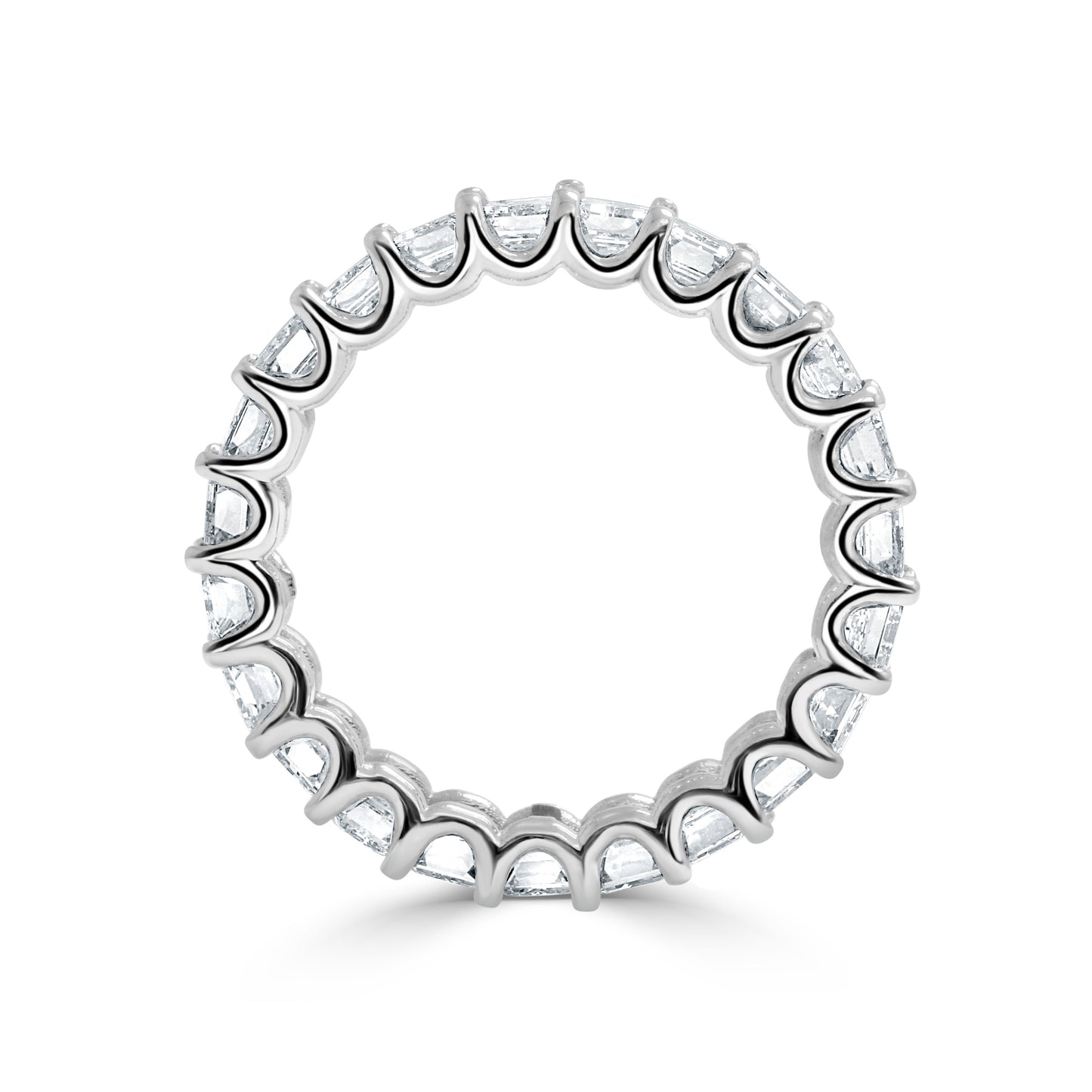 14K White Gold Eternity Band (4.60ctw) - BAND2659