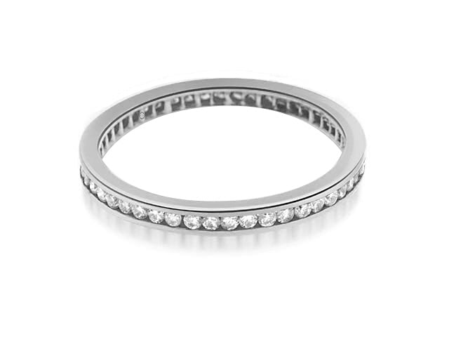.50 Carat 14k White Gold Diamond Wedding Band - BAND1036