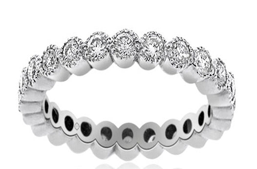 .70 Carat 18k White Gold Diamond Wedding Band - BAND1052