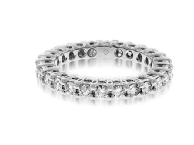 1.10 Carat 14k White Gold Diamond Wedding Band - BAND1053
