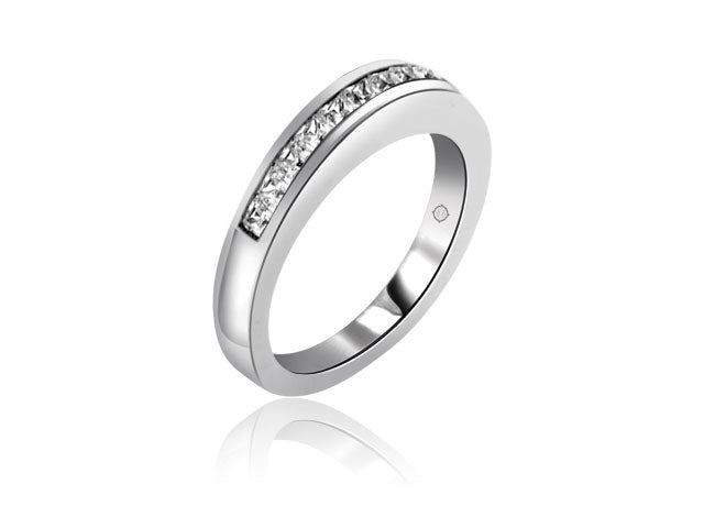 .50 Carat 14k White Gold Diamond Wedding Band - BAND1093