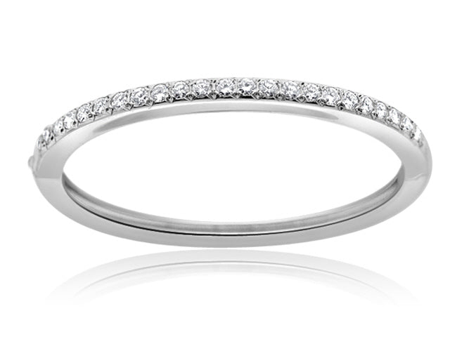 5.0 Carat 14k White Gold Diamond Bangle - BANG03057