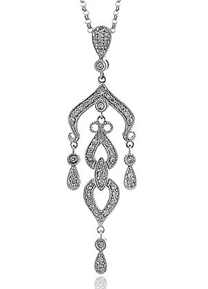 .48 Carat 14k White Gold Diamond Necklace - N10079