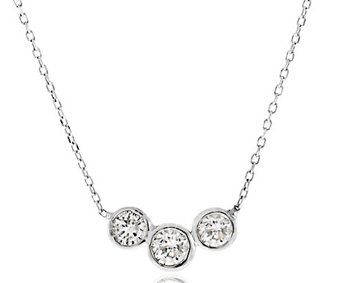 .65 Carat 14k White Gold Diamond Necklace - N10084