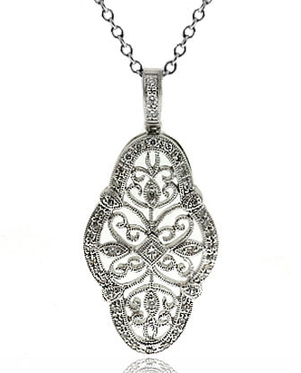 .50 Carat 14k White Gold Diamond Necklace - N10100