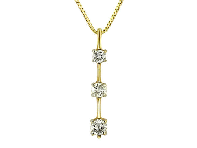 .40 Carat 14K Yellow Gold Diamond Pendant - PEN01122