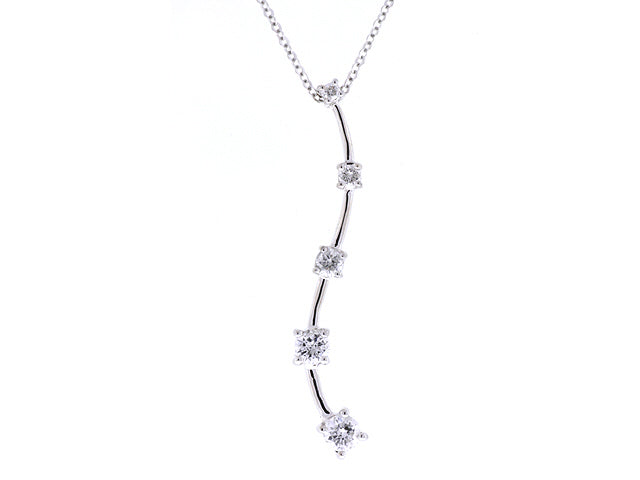 .50 Carat 14k White Gold Diamond Pendant - PEN01243