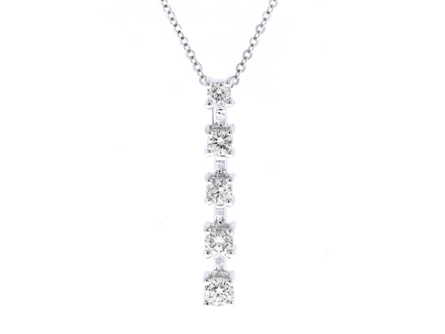 .50 Carat 14k White Gold Diamond Pendant - PEN01246