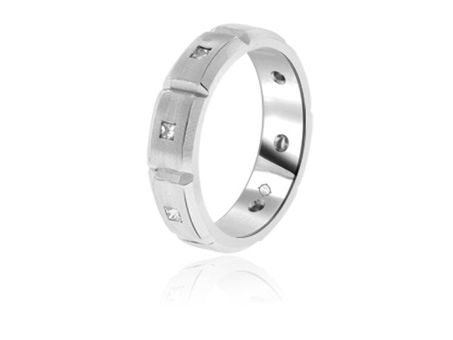 .50 Carat 14k White Gold Diamond Wedding Band - R01656