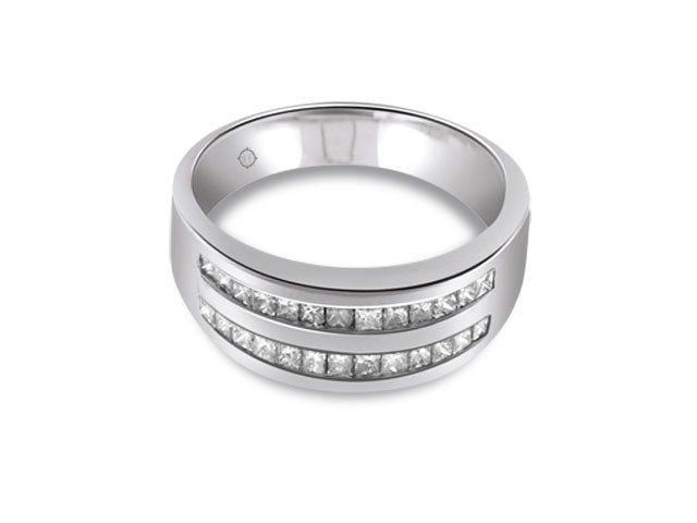 .71 Carat 14k White Gold Diamond Wedding Band - R01657