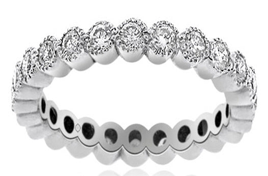 .70 Carat 14k White Gold Diamond Wedding Band - R10103