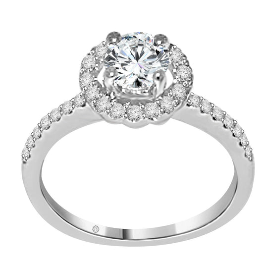 .50 Carat 14k White Gold PAULINE DIAMOND ENGAGEMENT RING - R264