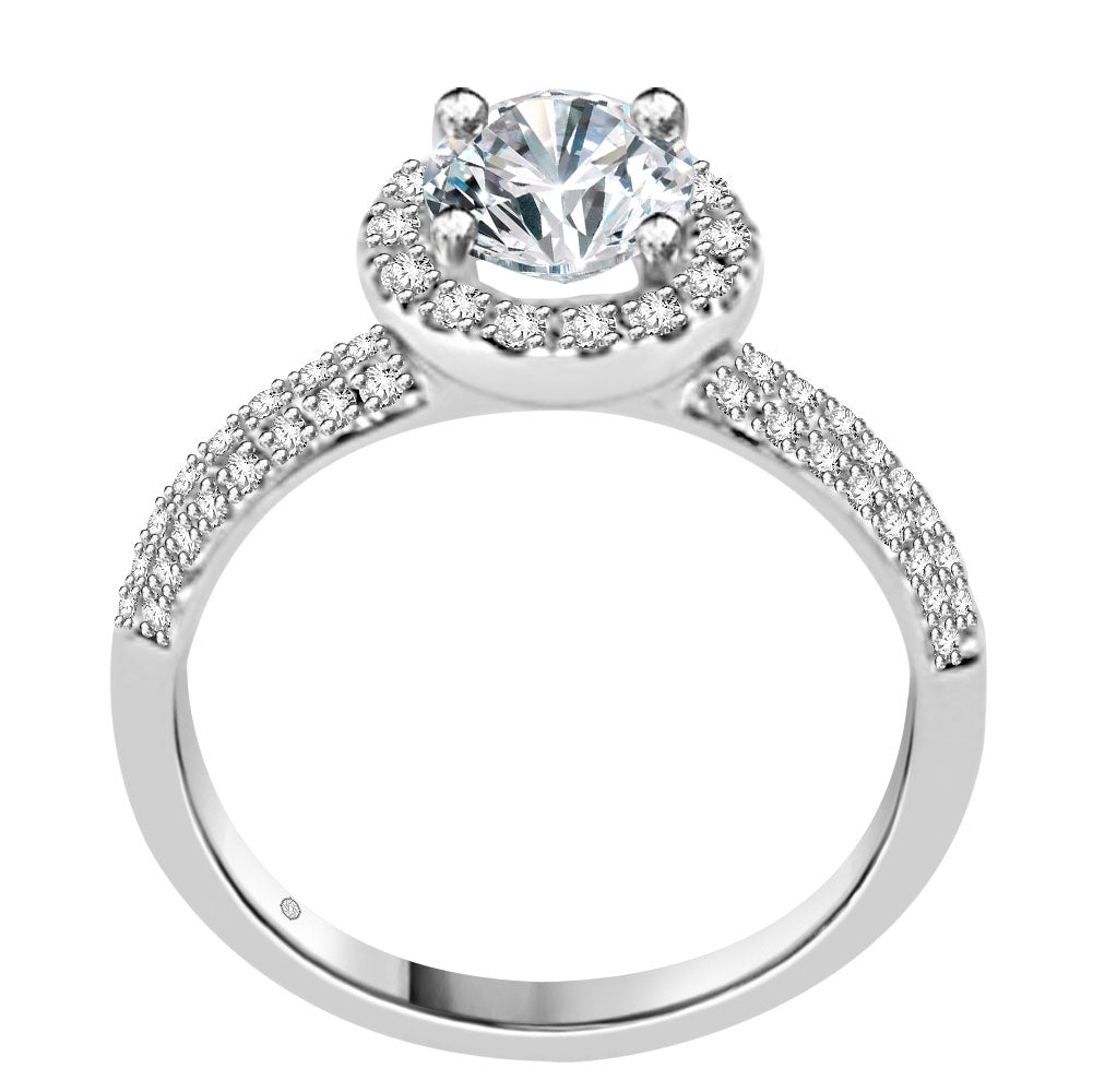 .70 Carat 14k White Gold ELLA DIAMOND ENGAGEMENT RING - R193