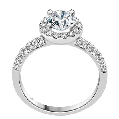 .70 Carat 14k White Gold ELLA DIAMOND ENGAGEMENT RING - R193