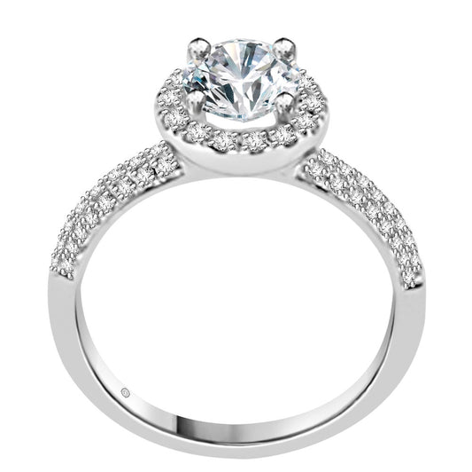.70 Carat 14k White Gold ELLA DIAMOND ENGAGEMENT RING - R193