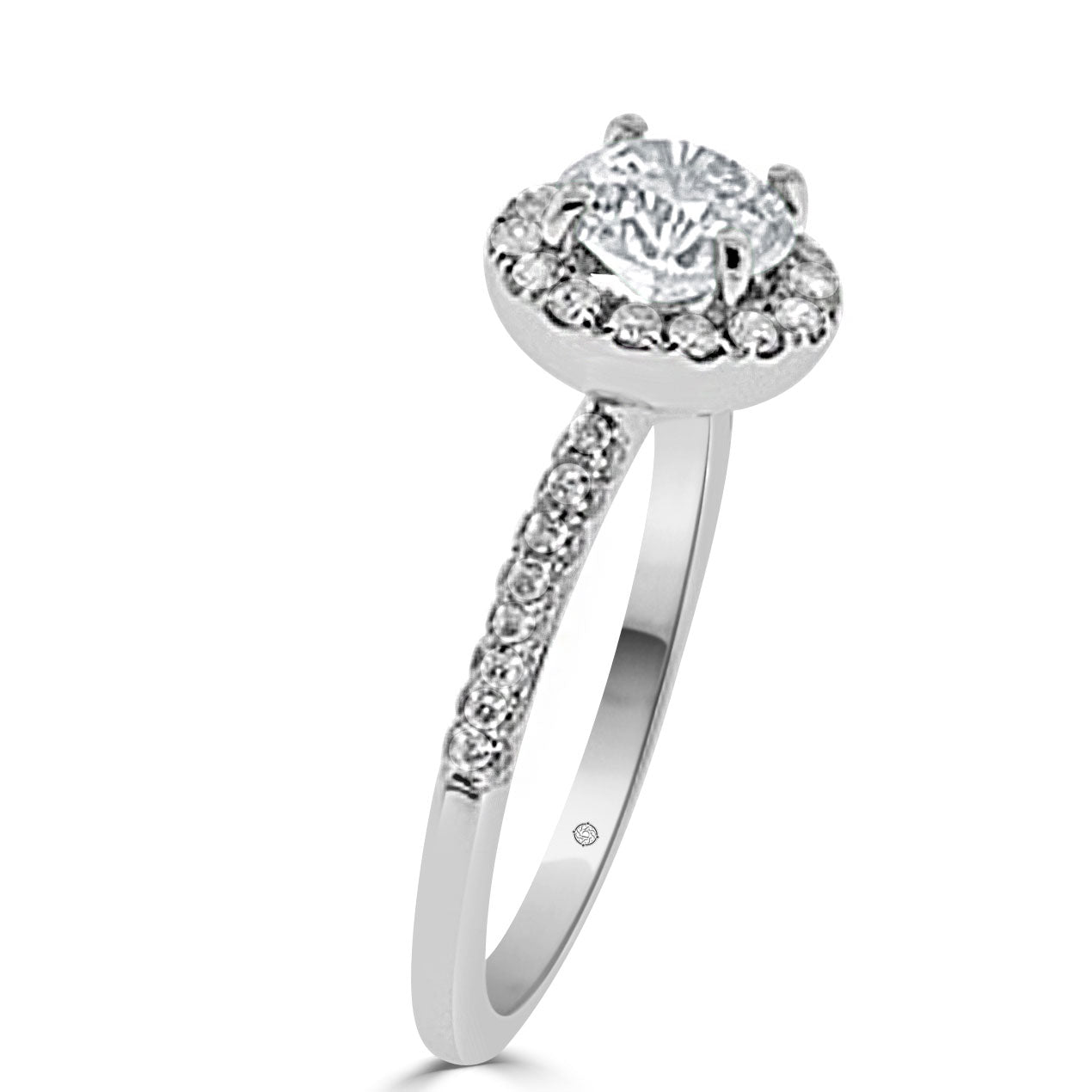 .70 Carat 14k White Gold ELLA DIAMOND ENGAGEMENT RING - R193