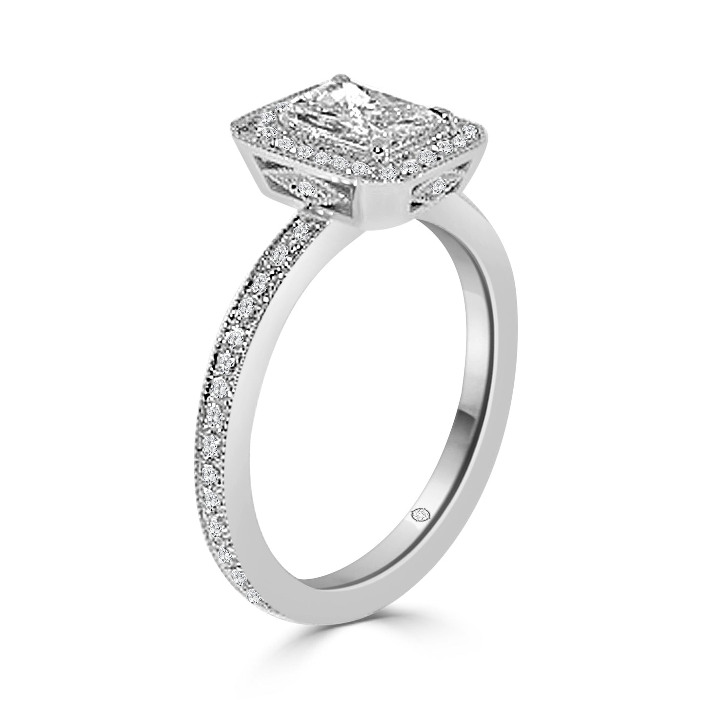 .65 Carat 14k White Gold EVIRA DIAMOND ENGAGEMENT RING - R252