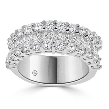 2.74 Carat 14k White Gold Diamond Cocktail Ring - R273