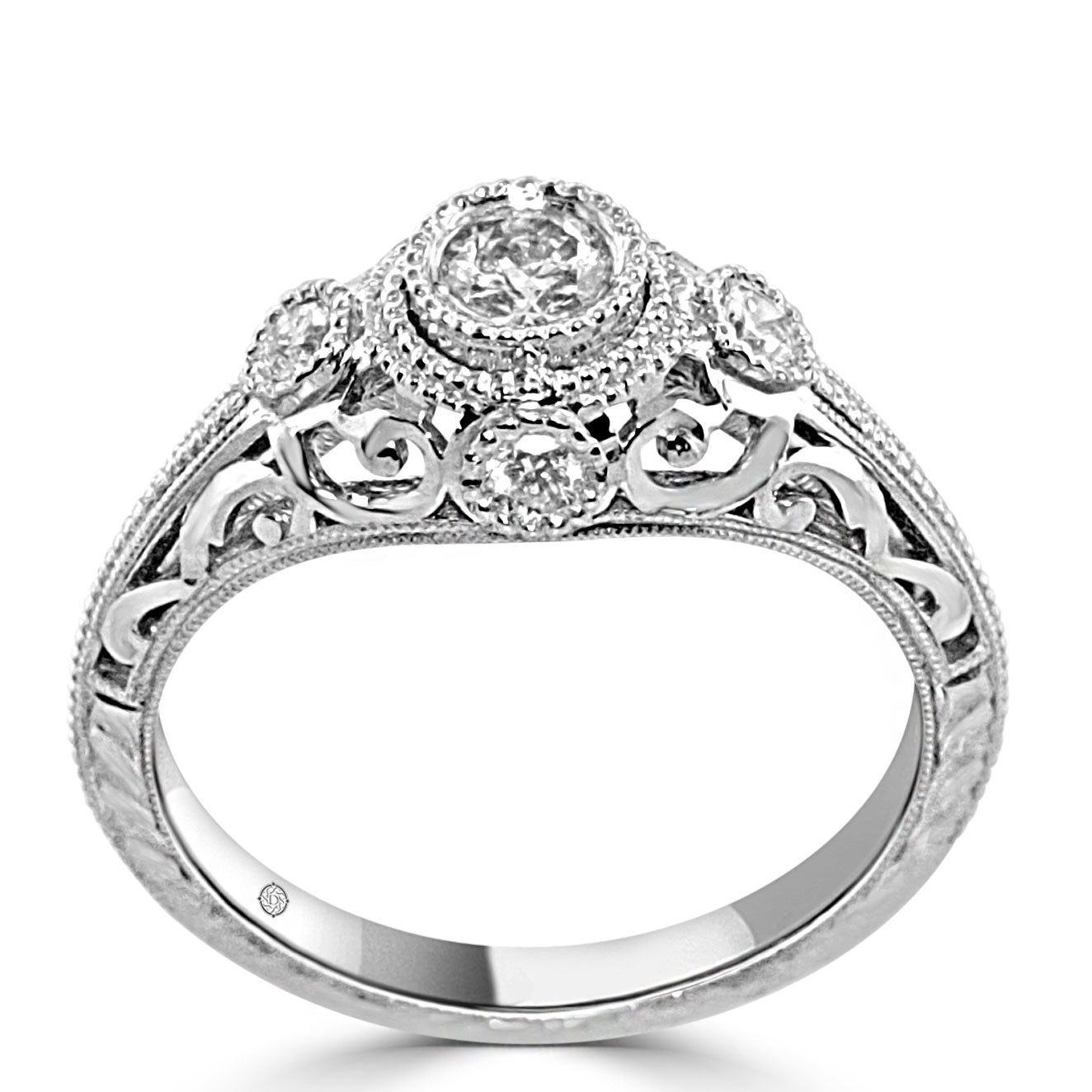 .25 Carat 14k White Gold DORI DIAMOND ENGAGEMENT RING - R146