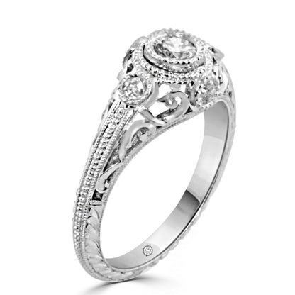.25 Carat 14k White Gold DORI DIAMOND ENGAGEMENT RING - R146