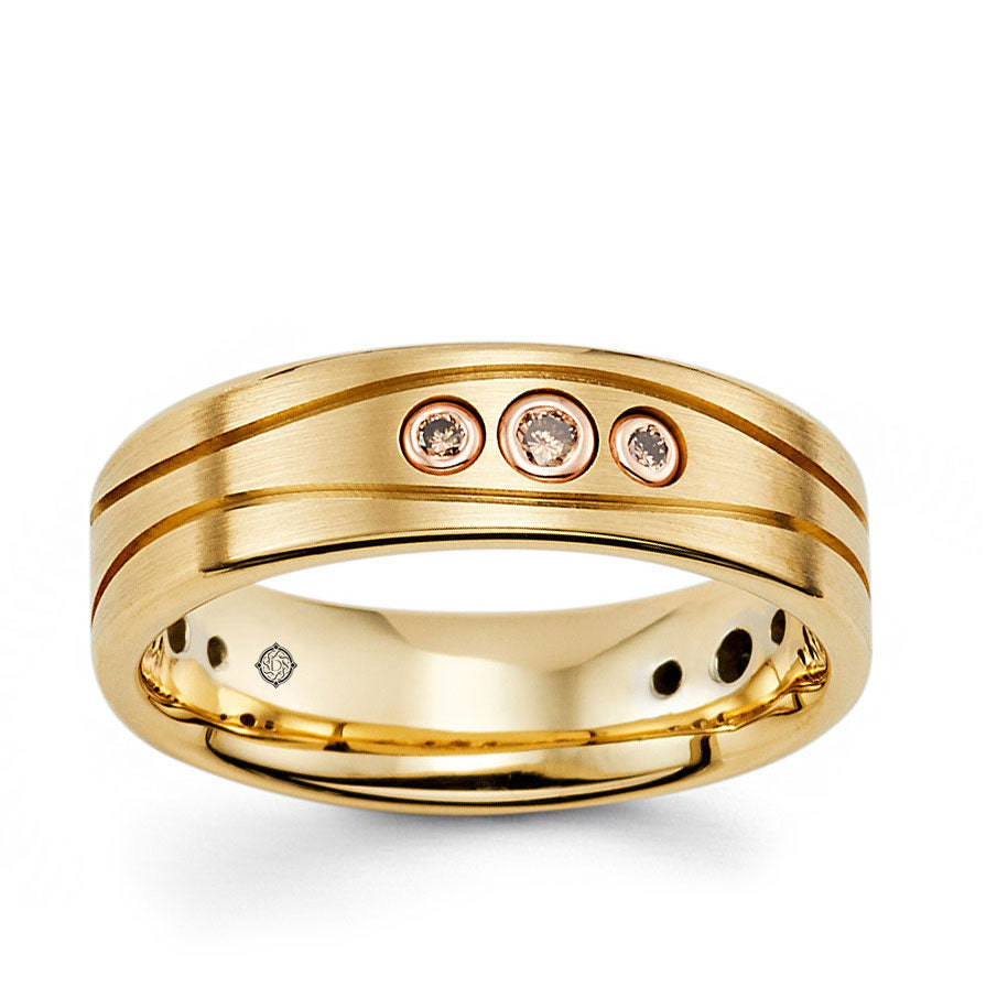 .30 Carat 2-Tone Diamond Wedding Band - BAND2358