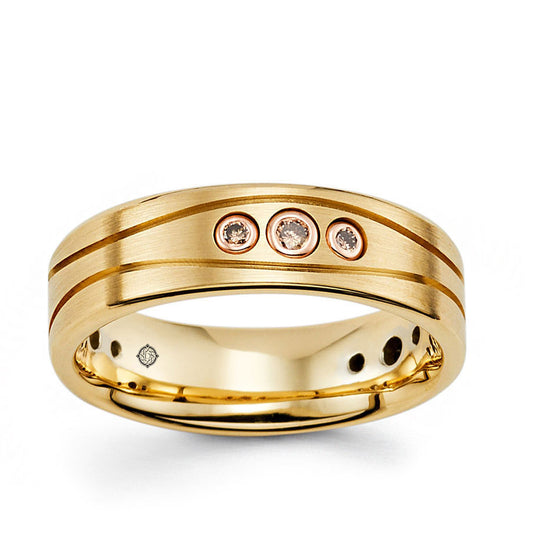 .30 Carat 2-Tone Diamond Wedding Band - BAND2358