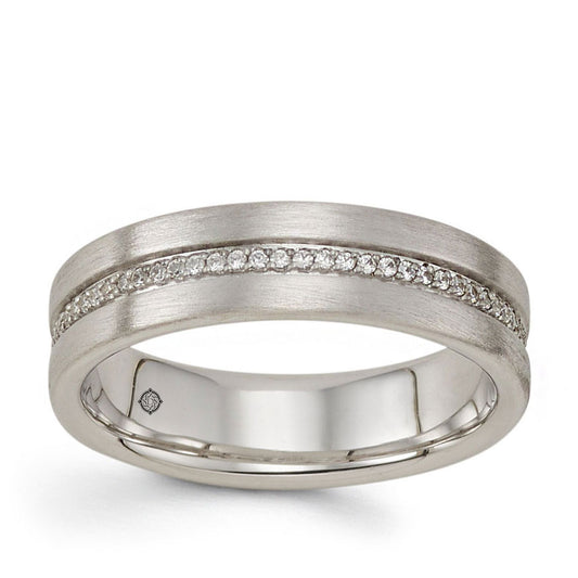 .70 Carat 14k Satin Finish Diamond Wedding Band - BAND2355