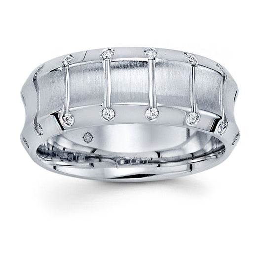 .30 Carat 14k White Gold Diamond Wedding Band - BAND2395