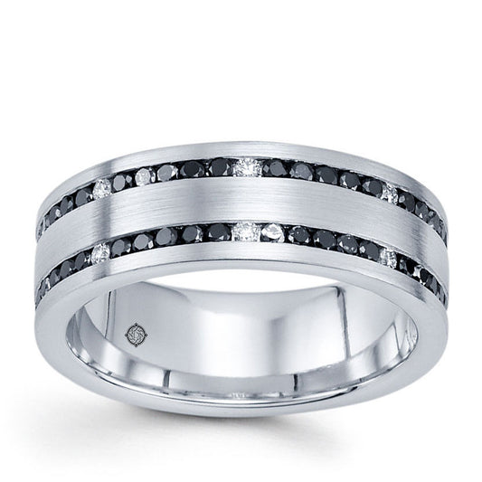 1.10 Carat 14k White Gold Diamond Wedding Band - BAND2248