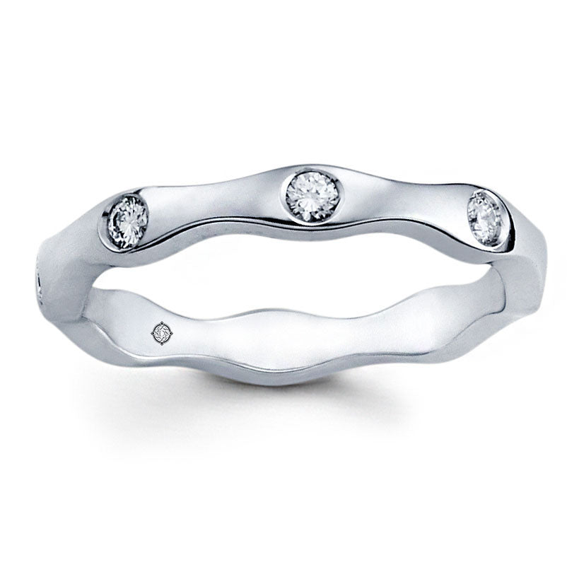 .24 Carat 14k White Gold Diamond Wedding Band - BAND2360