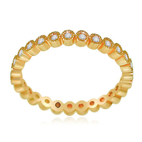 .20 Carat 14k Yellow Gold Wedding Band - BAND2059