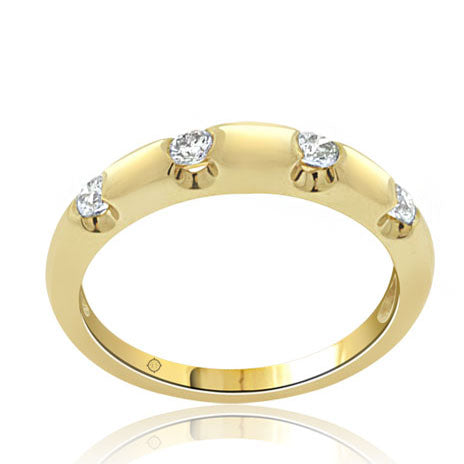.40 Carat 14k Yellow Gold Diamond Wedding Band - BAND1162