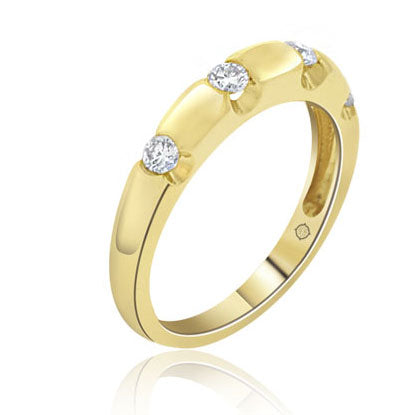 .40 Carat 14k Yellow Gold Diamond Wedding Band - BAND1162