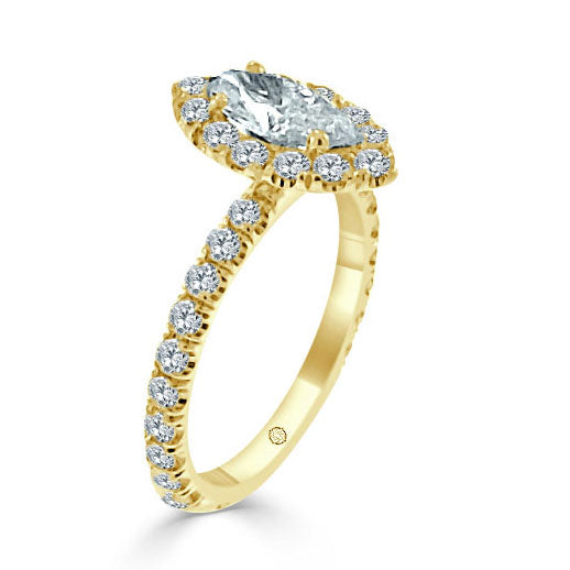THE MARQUIS HALO ENGAGEMENT RING - ER1101