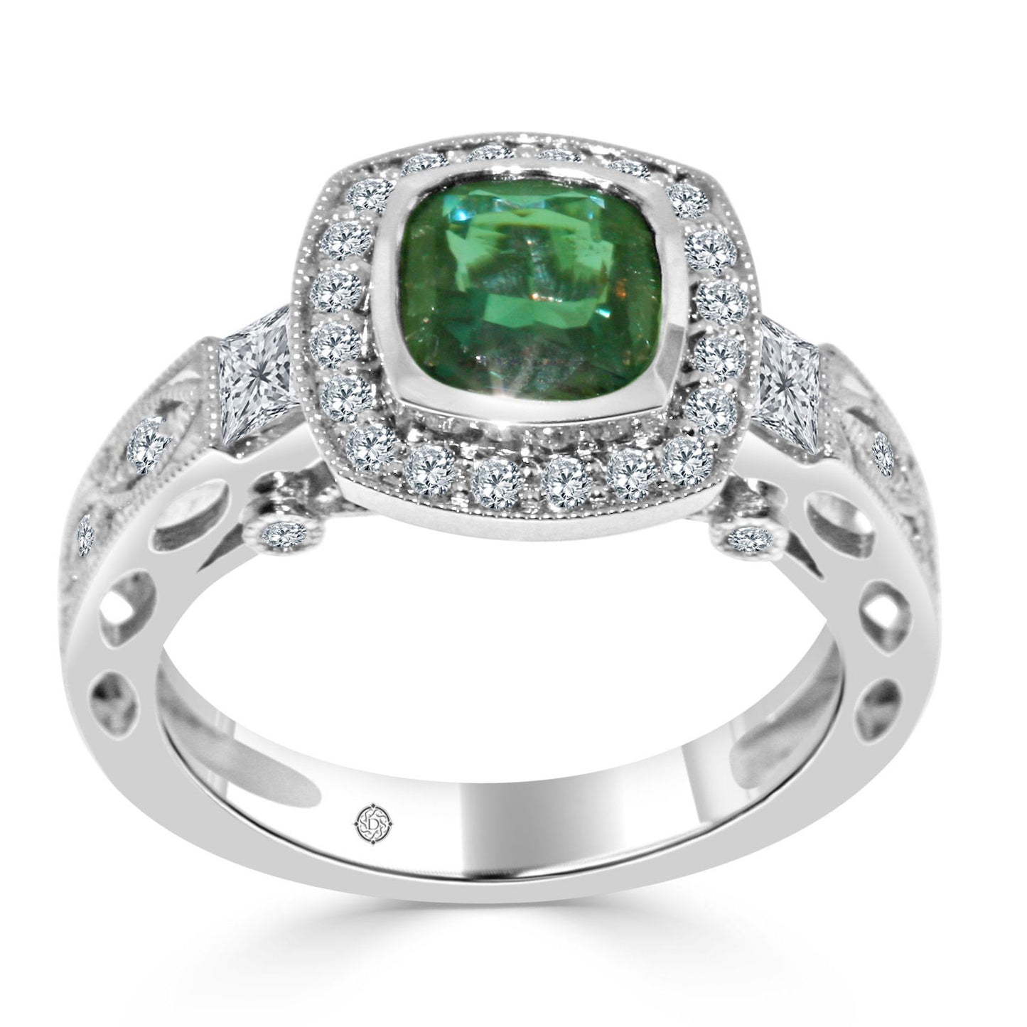 ZOE LACEY DIAMOND AND ALEXADRITE ENGAGEMENT RING - ER1022