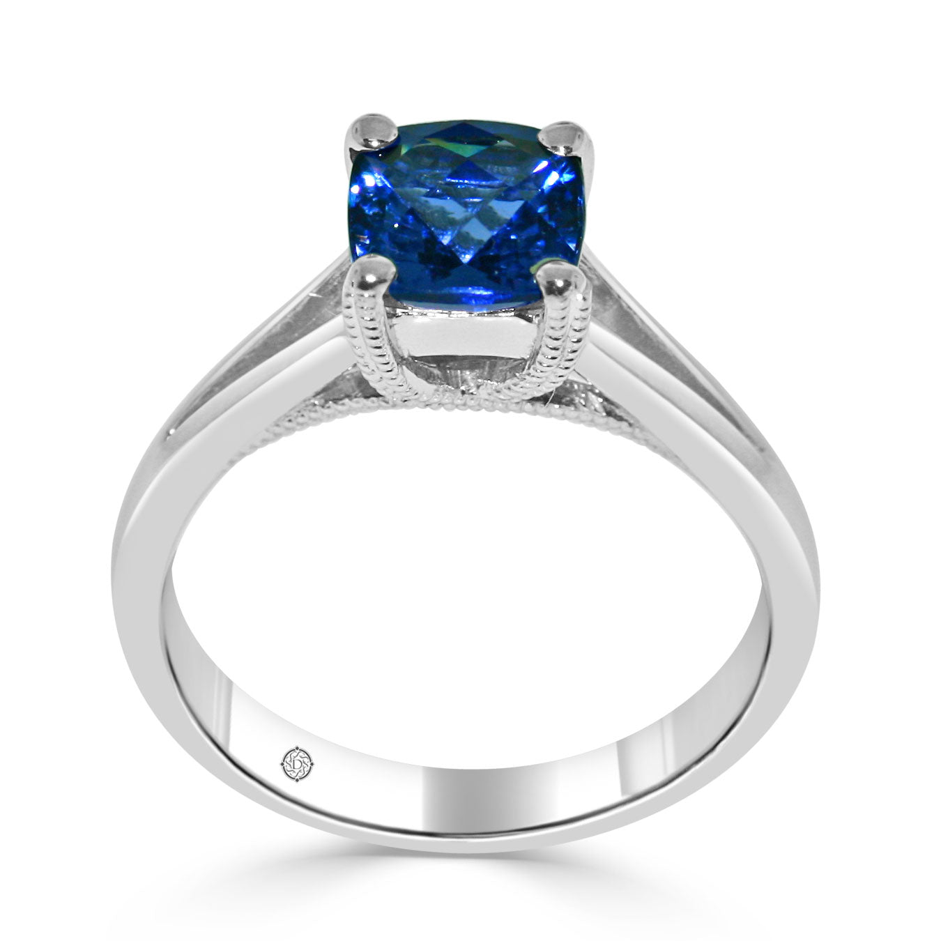 KATIE BLUE SAPPHIRE SOLITAIRE ENGAGEMENT RING - ER1085