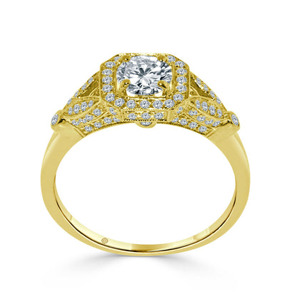 .37 Carat 14k Yellow Gold JAMIYAH DIAMOND ENGAGEMENT RING - ER1163