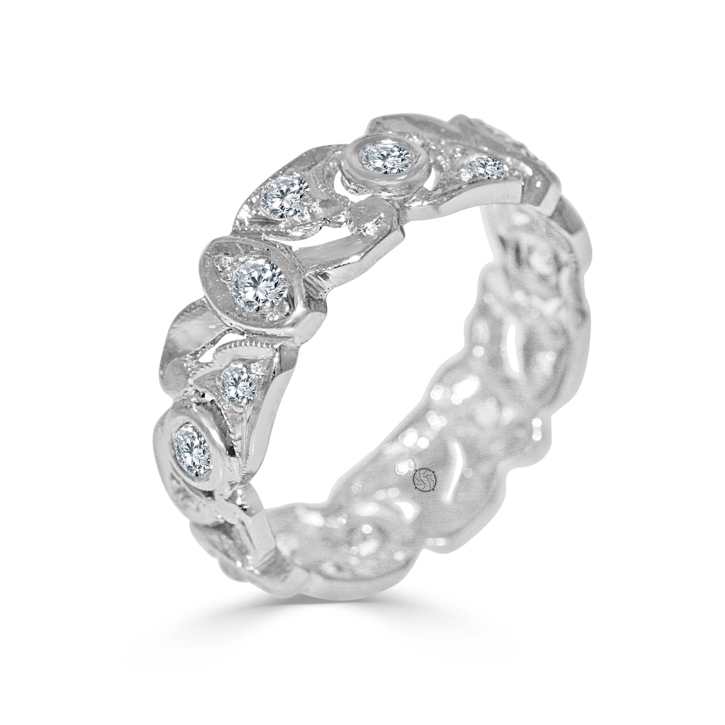 .75 Carat 14k White Gold Diamond Cocktail Ring - R675